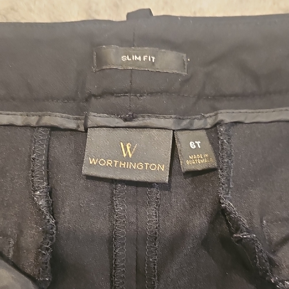 Worthington Black Ankle Pants